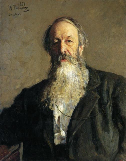 Репин И.Е. Портрет В.В.Стасова.  1883.  ГРМ  